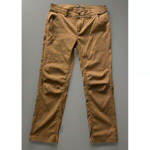 PrAna Halle Stretch Zion Pants Women's Hiking Earthbound Brown Size 14